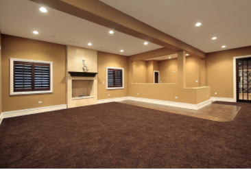 Pictures of basement located in Greeley, Electrical installed lights in basement with  extra electrical outlets.